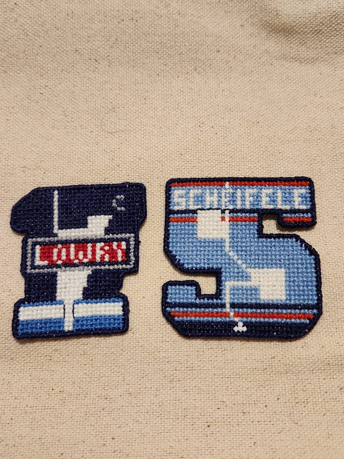 Geometric Bliss Coasters cross-stitch set with modern patterns